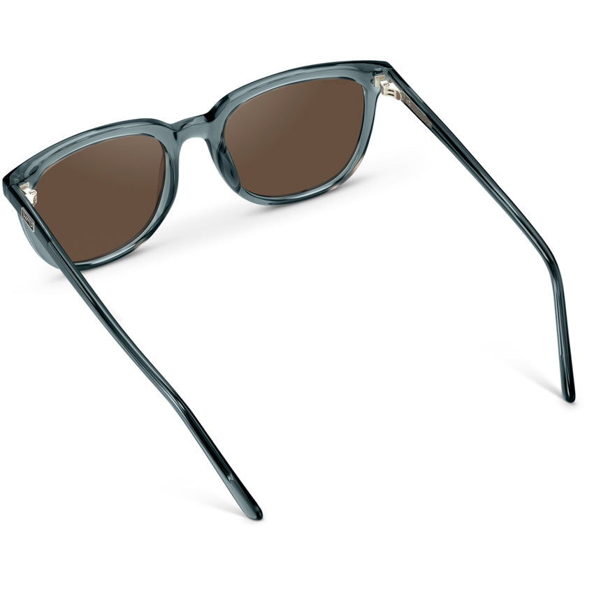 ABNER Unisex Polarized Sunglasses in Crystal Stone Blue by WMP Eyewear