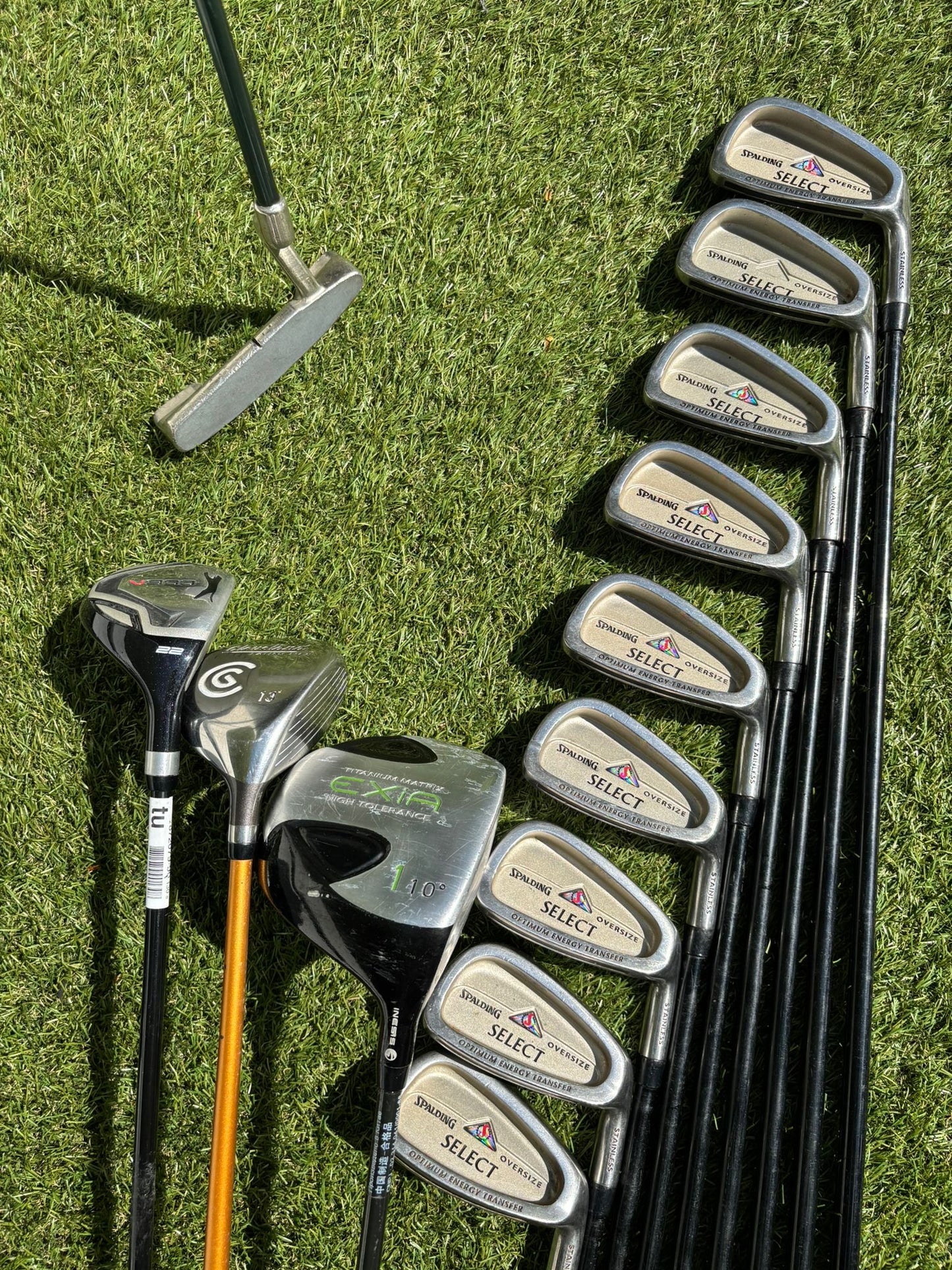 Spalding Irons (3–SW) + Cleveland Wood, Hybrid & Full Set Free Delivery