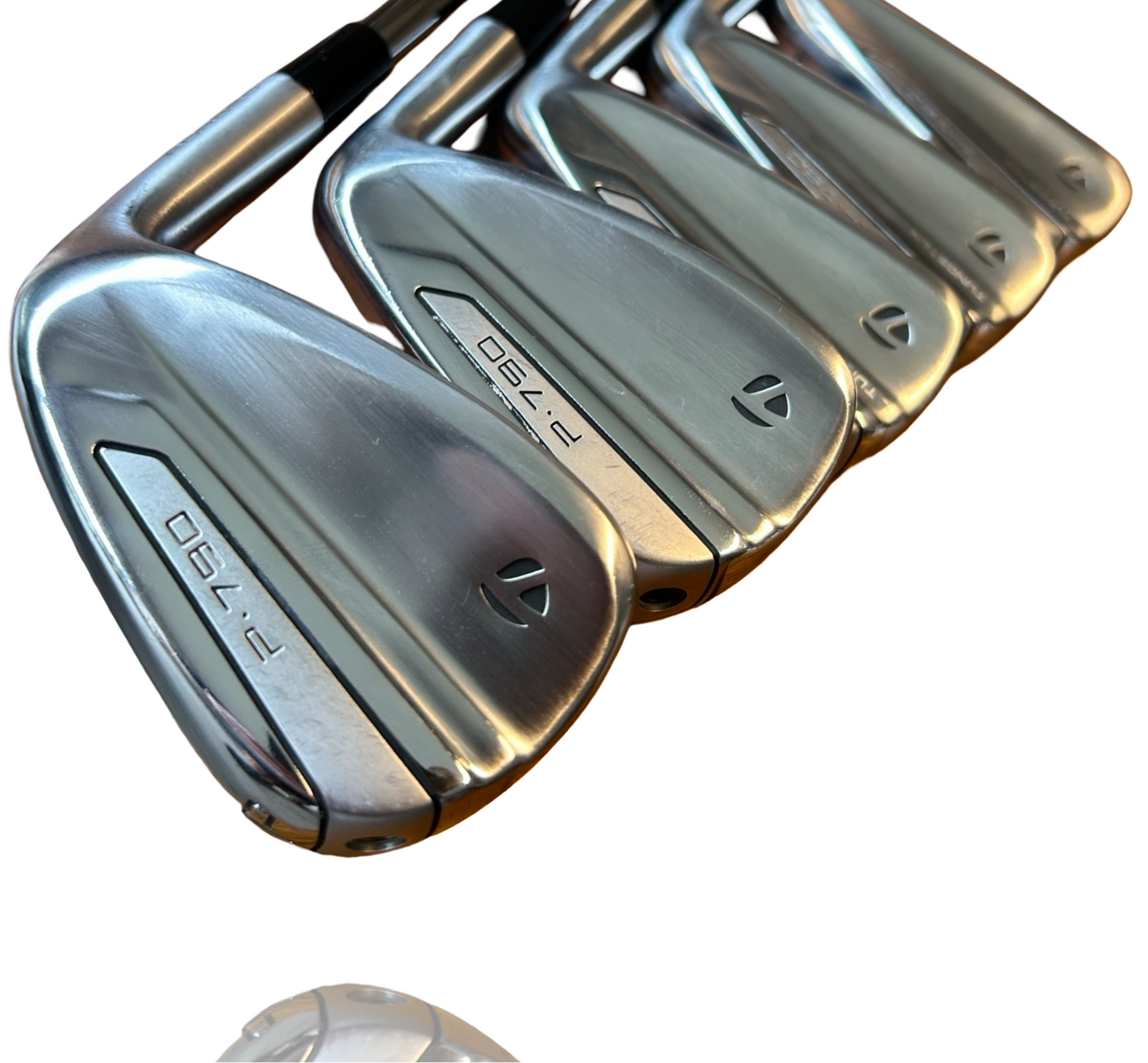 TaylorMade P790 Forged Iron Set 5-PW KBS Reg Flex Recently Fitted Mid Size Grips RH Free P&P