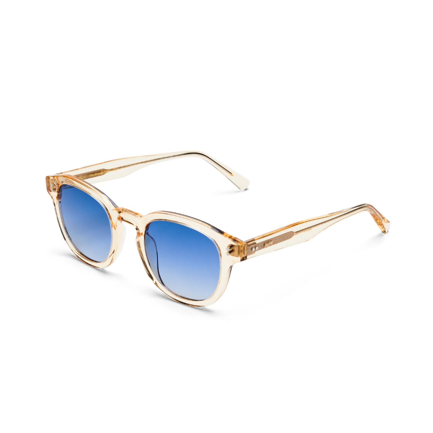 BILLE Champagne Blue Sunglasses by Messy Weekend