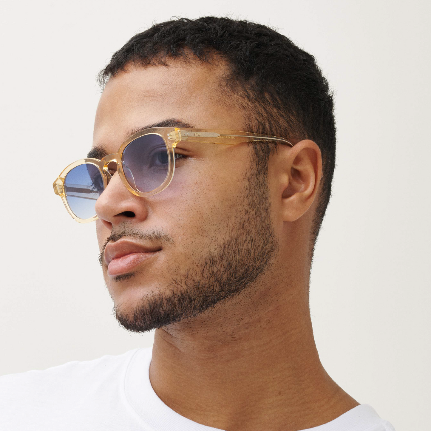 BILLE Champagne Blue Sunglasses by Messy Weekend