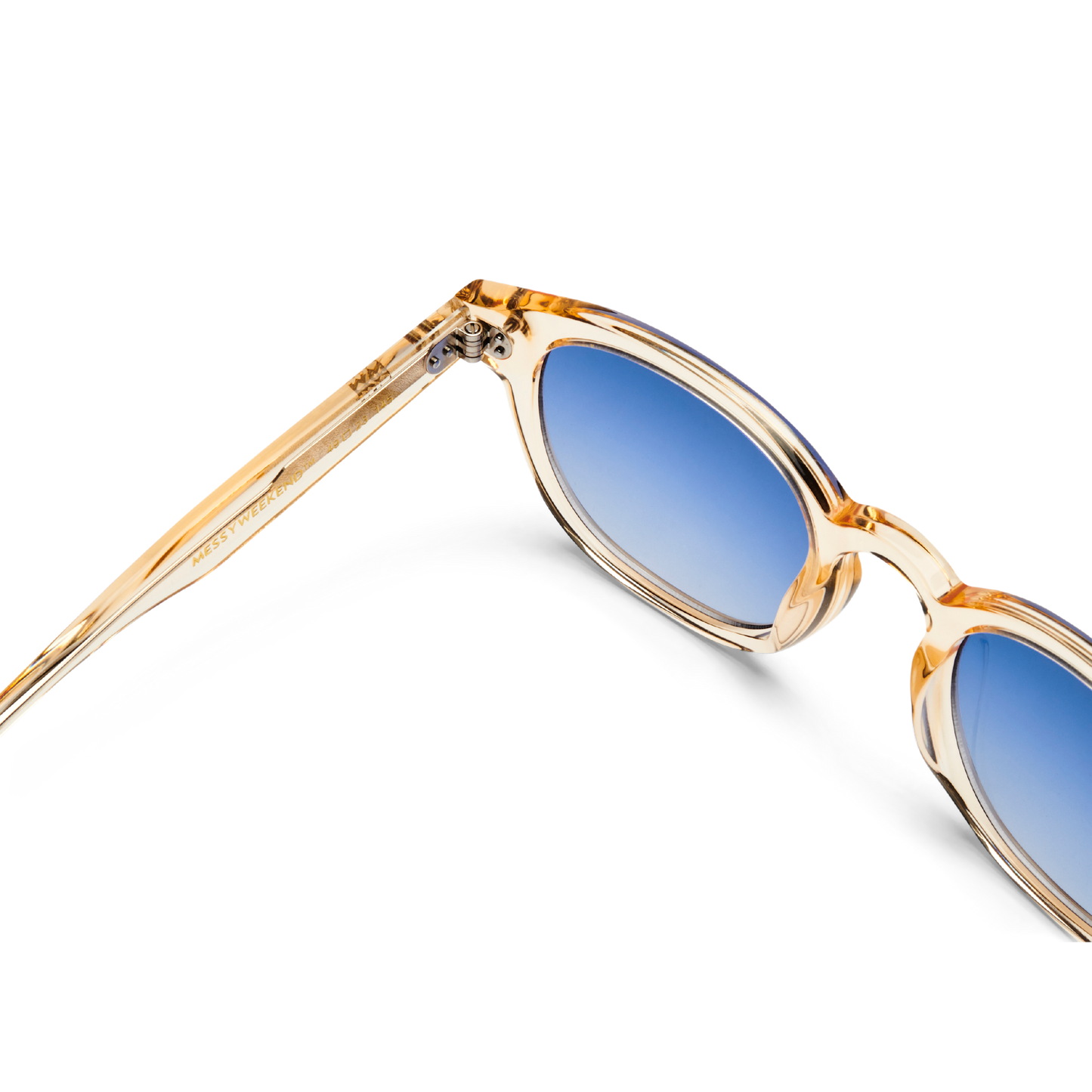 BILLE Champagne Blue Sunglasses by Messy Weekend