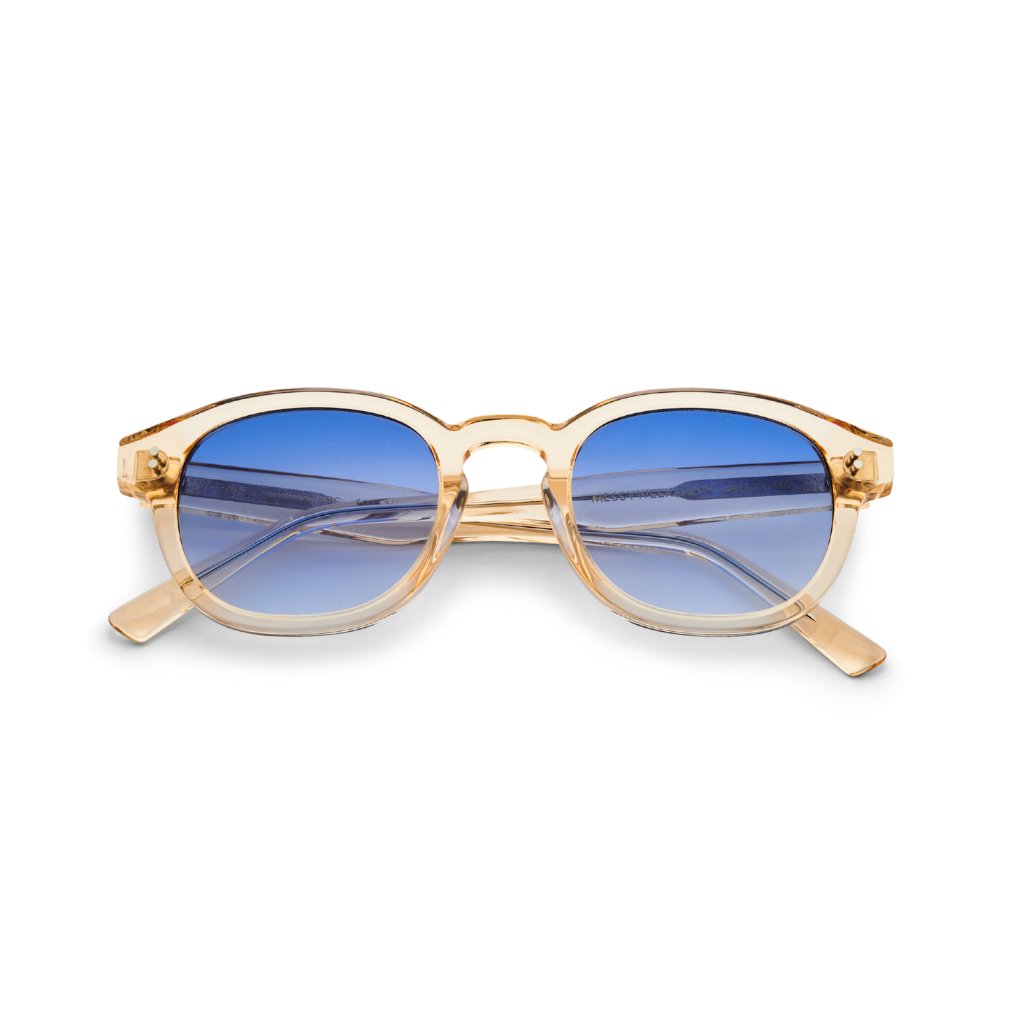 BILLE Champagne Blue Sunglasses by Messy Weekend