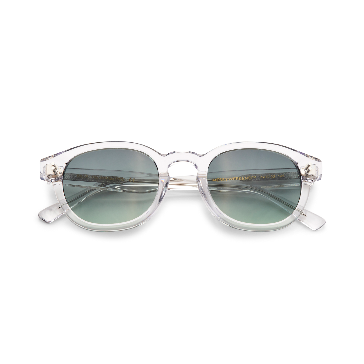 BILLE Crystal Green Sunglasses by Messy Weekend