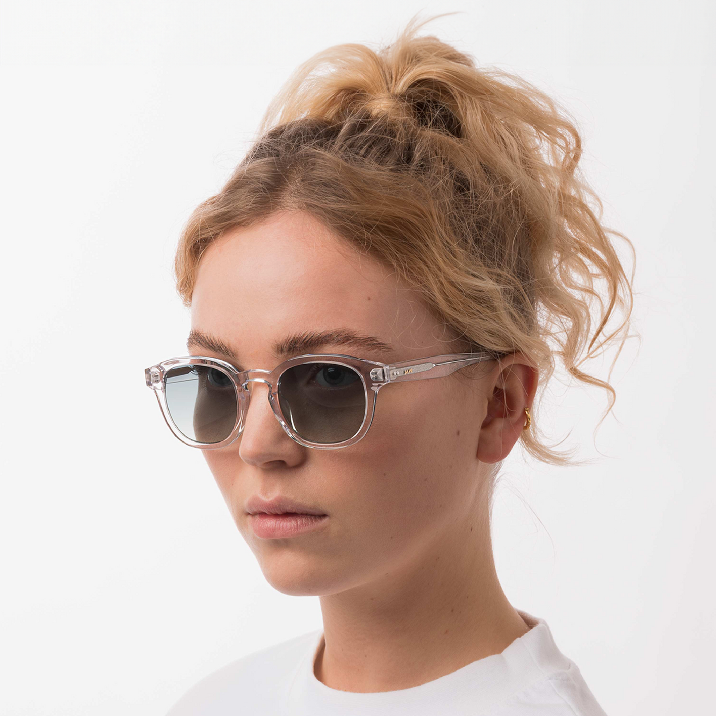 BILLE Crystal Green Sunglasses by Messy Weekend