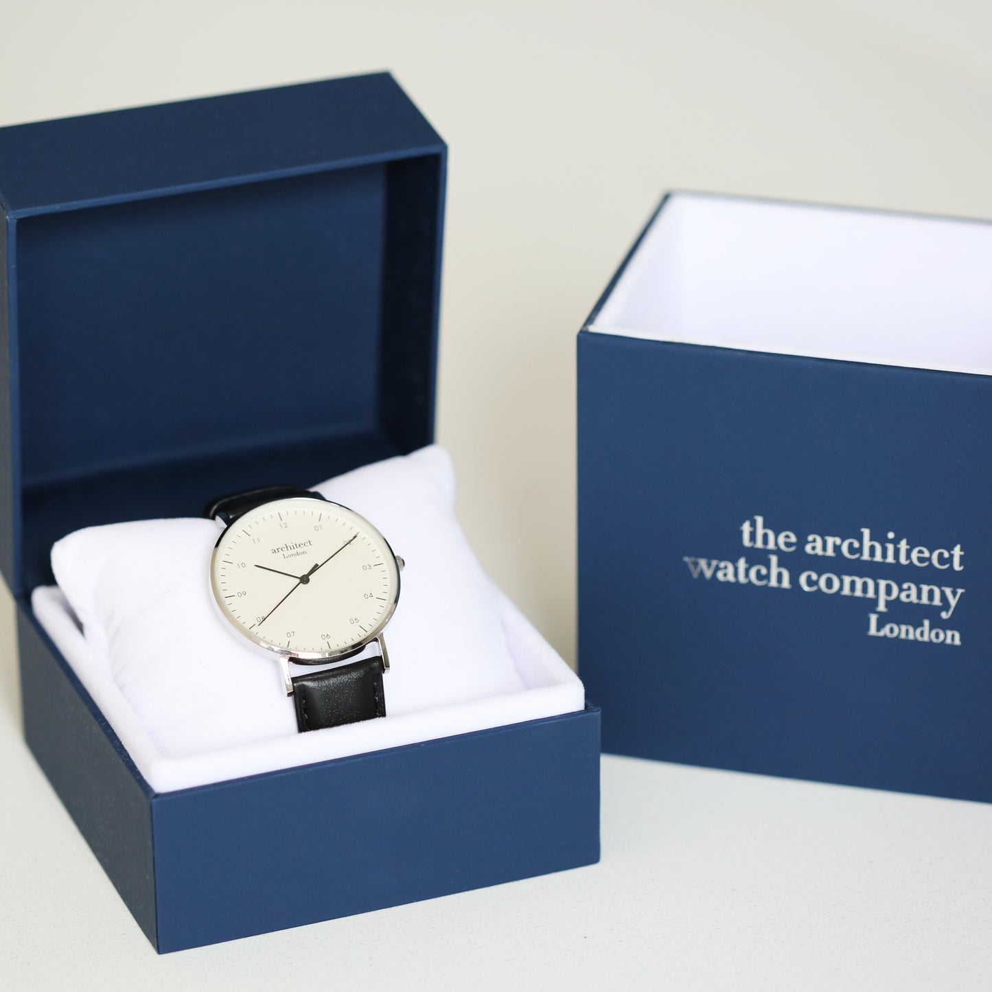 Montre à paiement sans contact - Architect Zephyr pour homme + bracelet noir de jais + gravure manuscrite