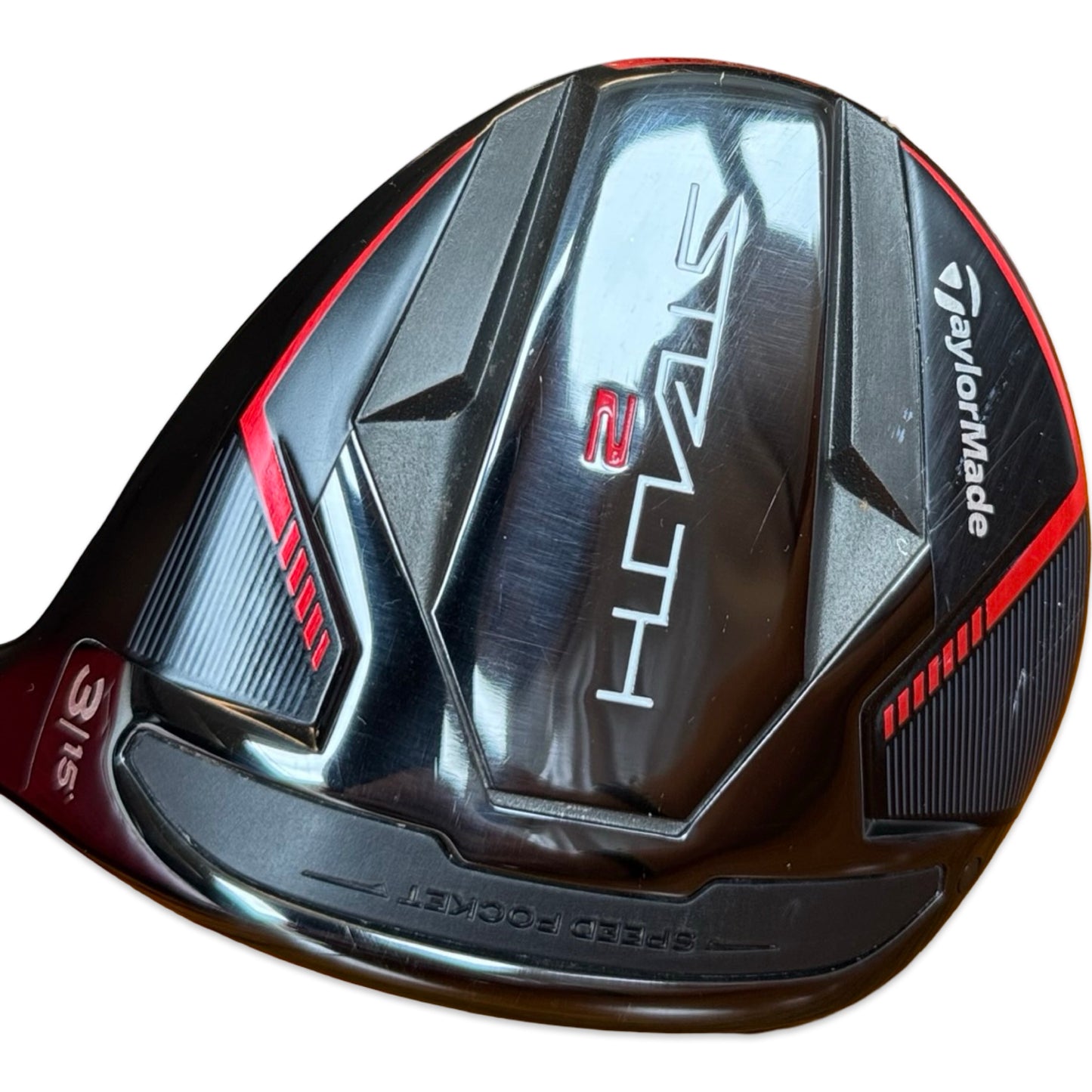 Taylormade Stealth 2 #3Wood 15 Degree Reg Flex - Head Cover VGC Free Delivery