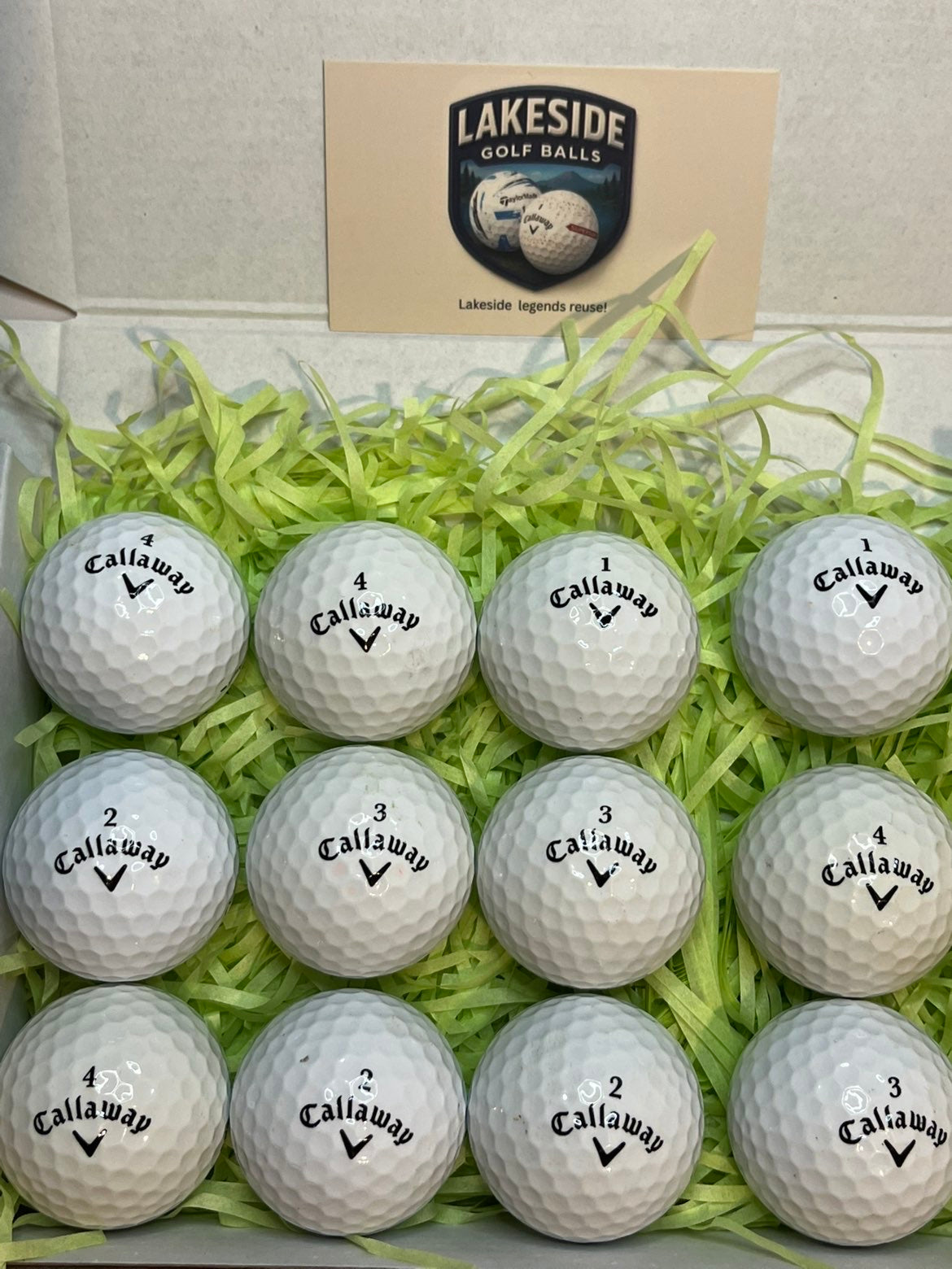 24 Callaway CXR Mix White Golf Balls