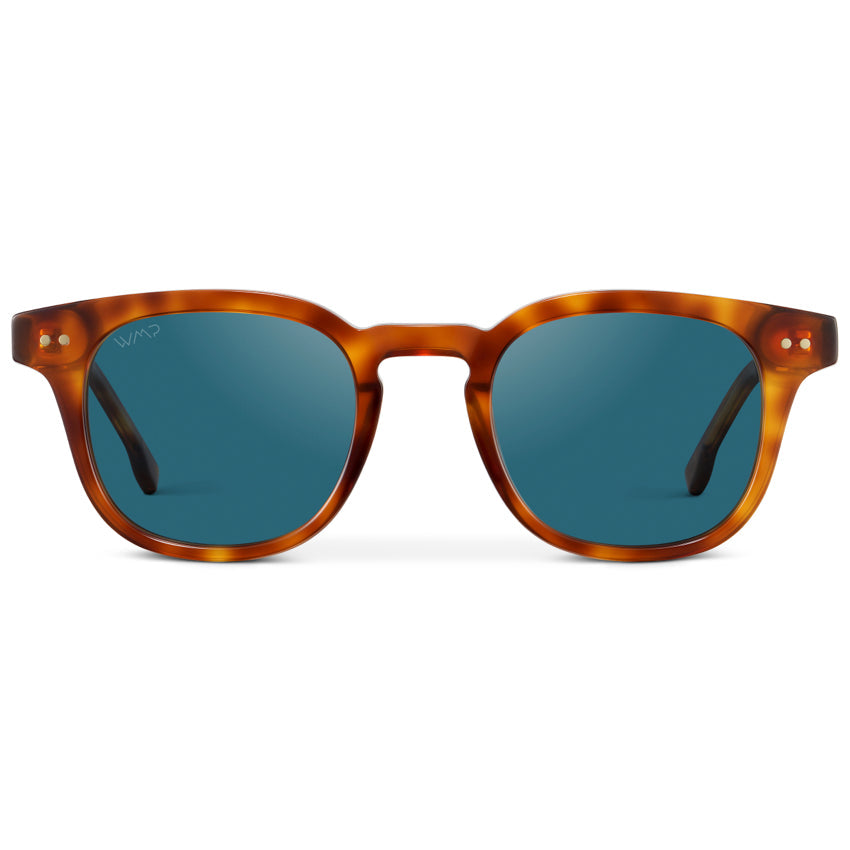 Lunettes de soleil polarisées pour homme CLARK Mid-Century en écaille Saddlewood par WMP Eyewear UK