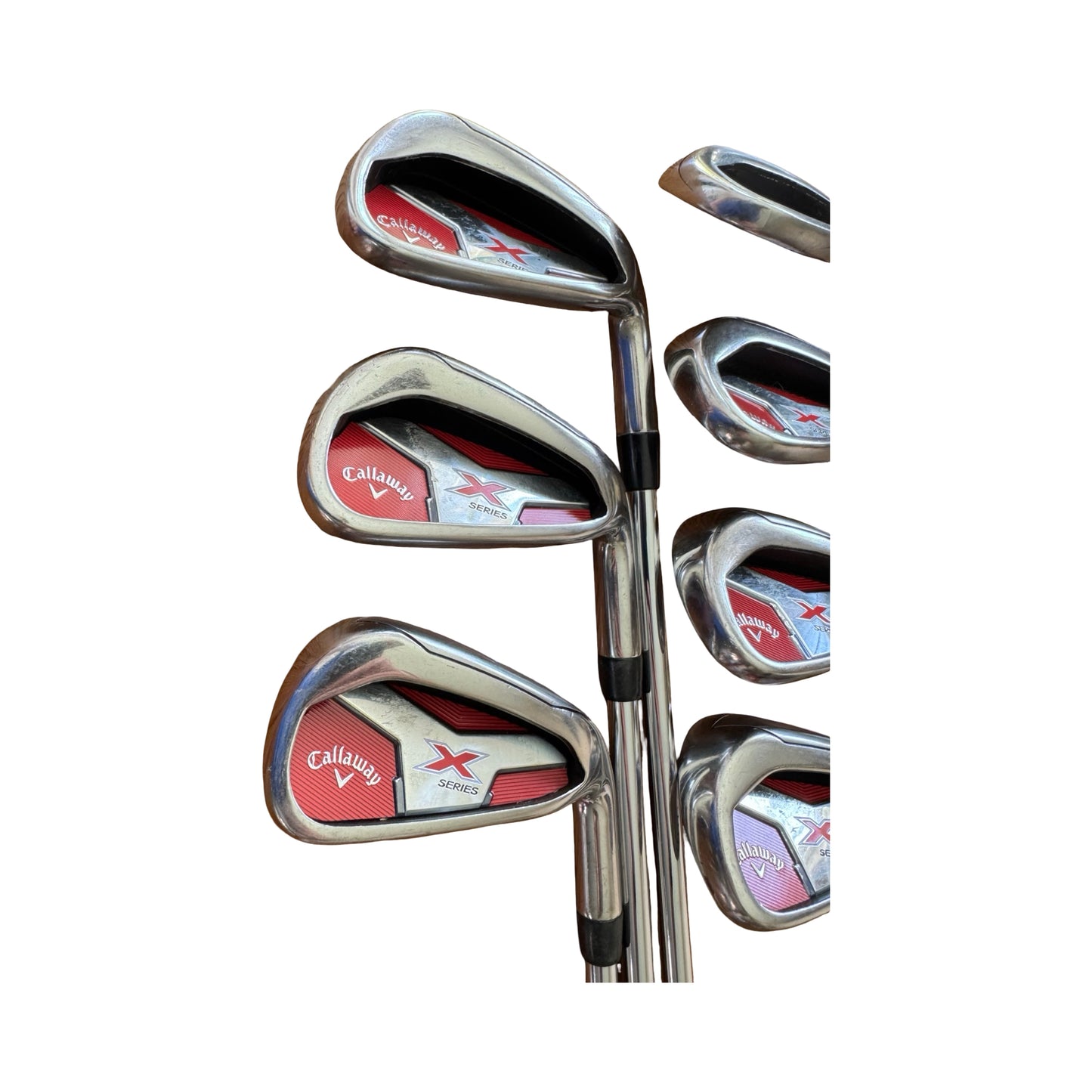 Callaway Golf Clubs X Series 5-PW & Sand Wedge Uni Flex Steel Shafts Free Delivery