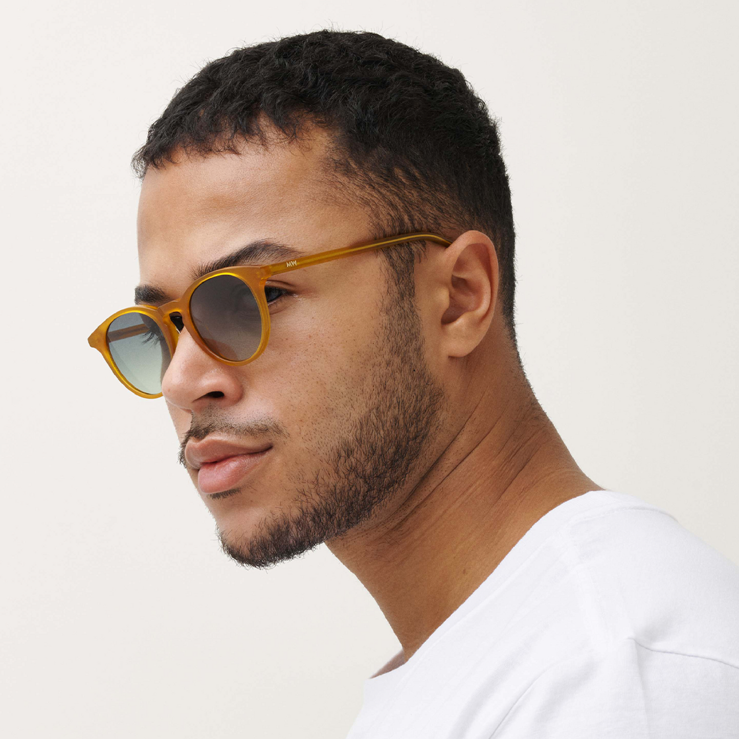 DEPP Amber Green Sunglasses SMALL by Messy Weekend