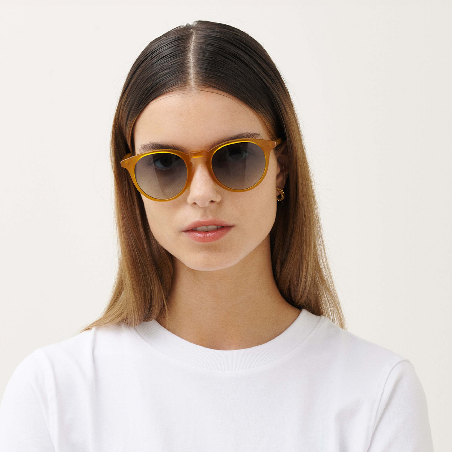 DEPP Amber Green Sunglasses SMALL by Messy Weekend