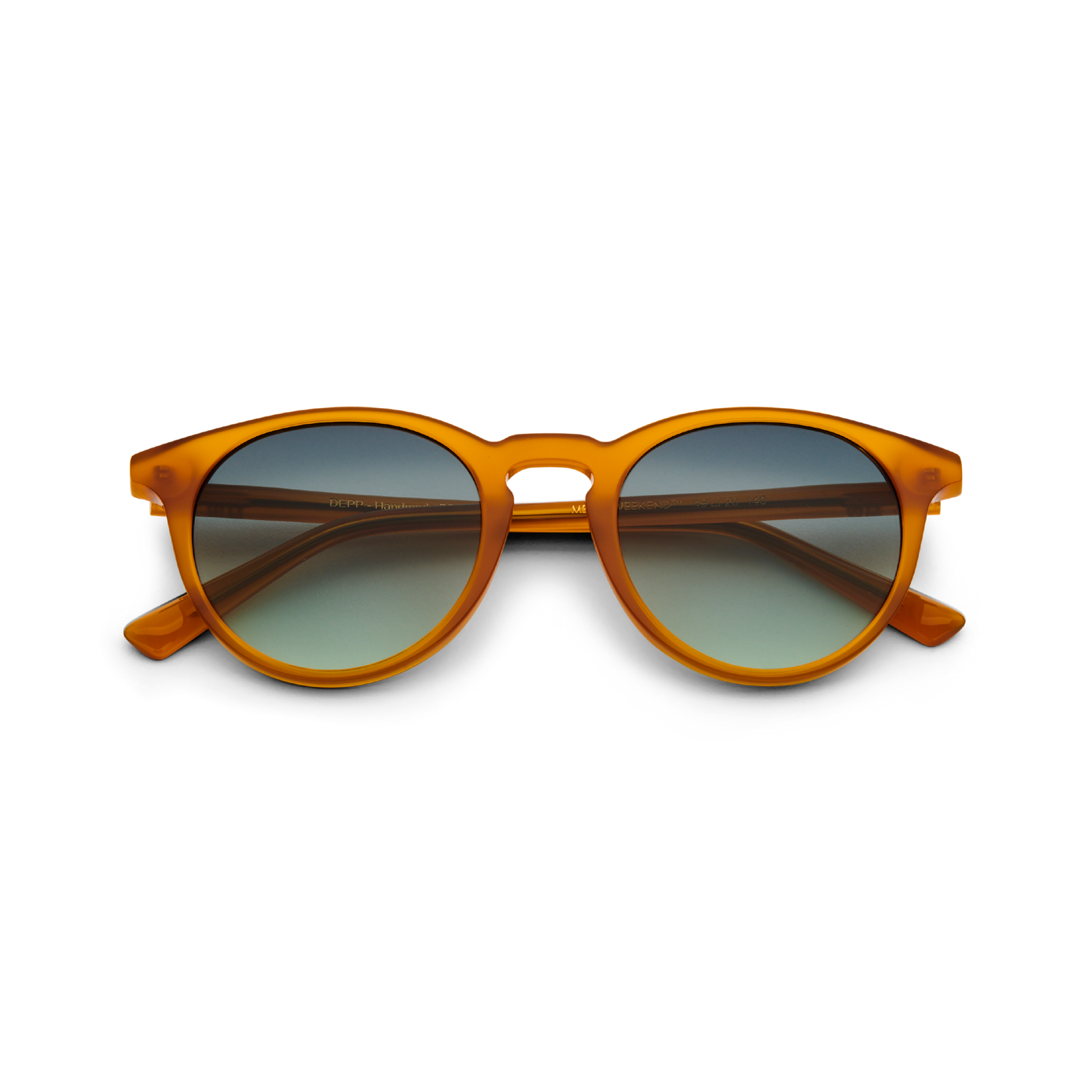 DEPP Amber Green Sunglasses SMALL by Messy Weekend
