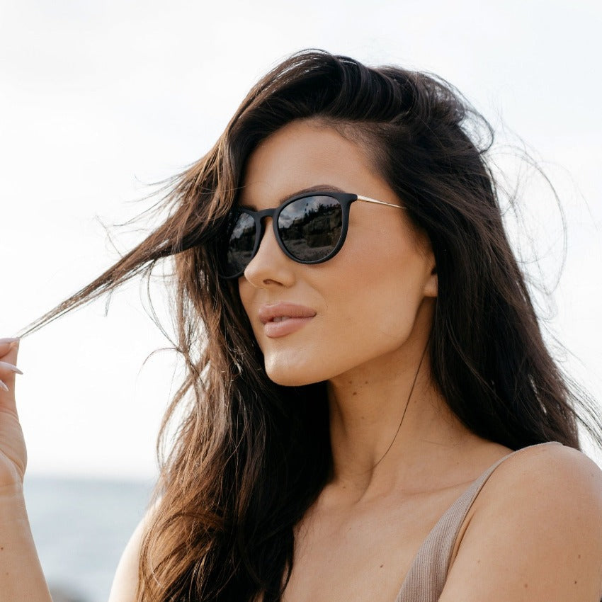 DREW Gold / Black Lens by WMP Eyewear