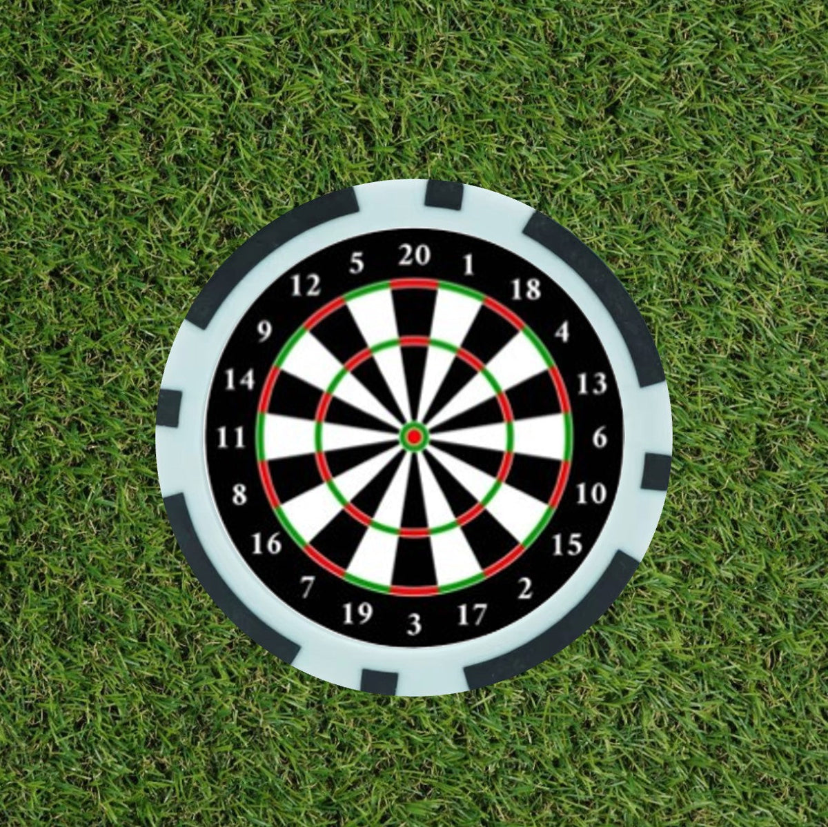 Dartboard Golf Poker Chip Marker