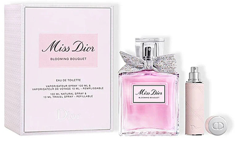 Miss Dior Blooming Bouquet EDT Gift Set 100ml + Travel Spray