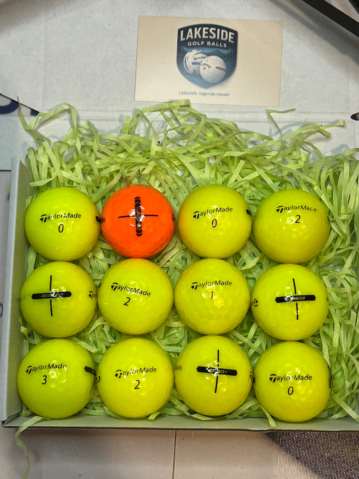 24 Taylormade Distance Optic Golf Balls