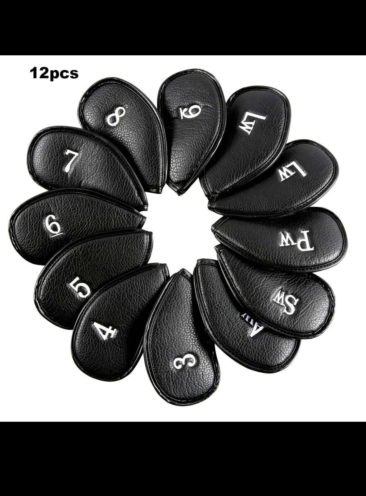 Lot de 12 couvre-têtes de club de golf neufs