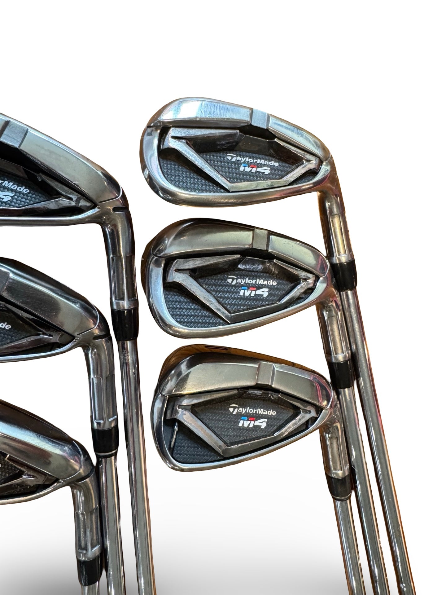 Taylormade M4 Stunning Iron Set 5-PW - Polished Faces Reg Flex Free Delivery R/H