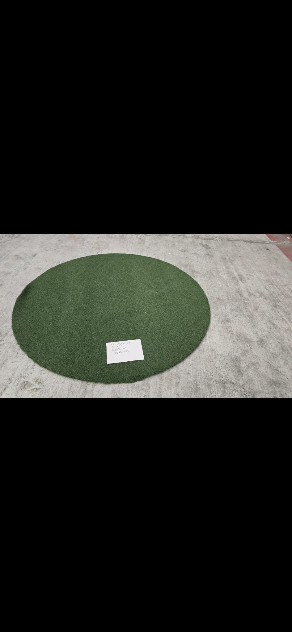 County 30 Tee Artificial Grass Off Cut (Circular) 200 CM 40% Reduced - Free Delivery