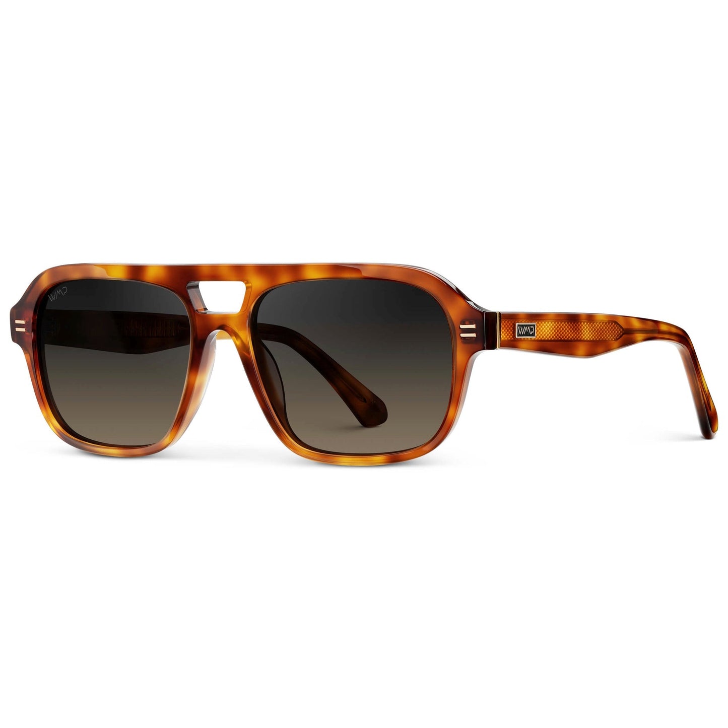 EMBER Women's Aviator Sunglasses in Saddlewood Tortoise by WMP Eyewear