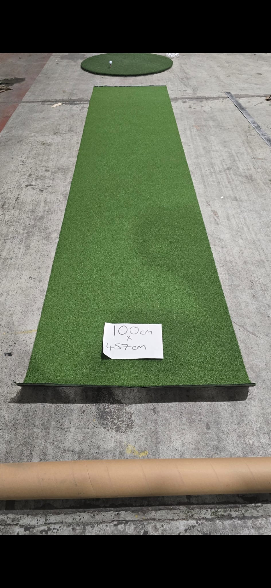 Premium Putting Turf 100cm x 457Cm off Cut 40% reduced from retail - Free Delivery