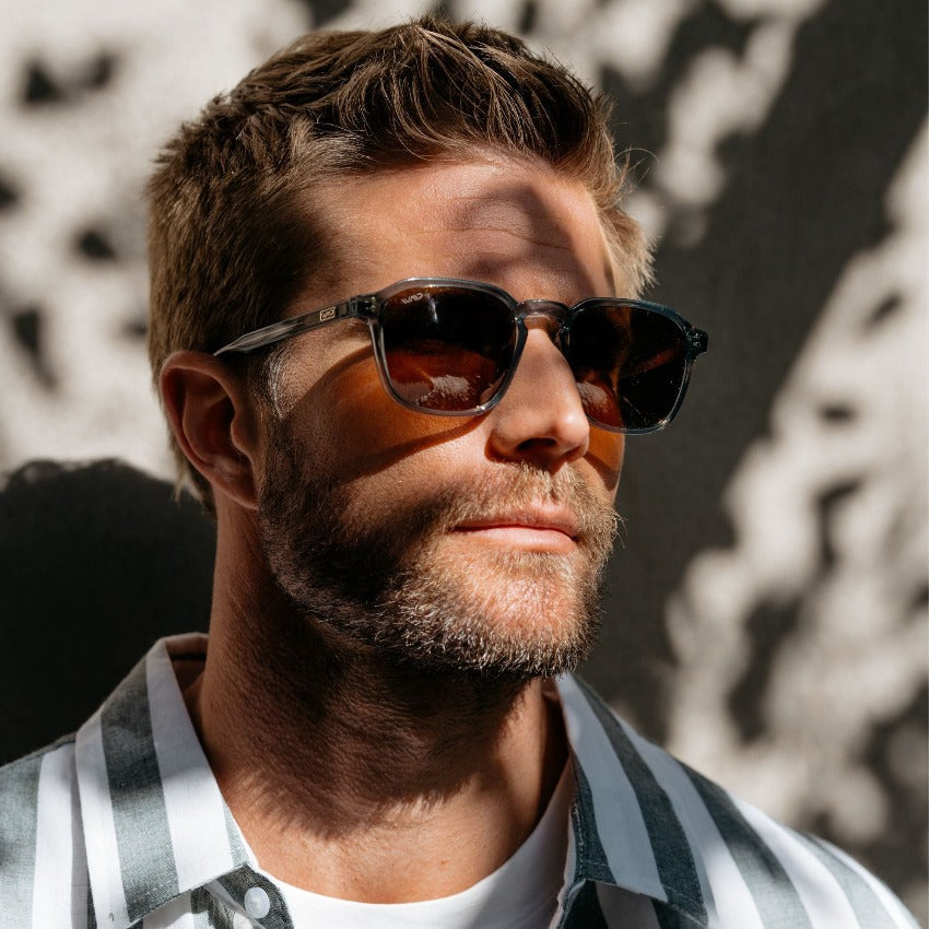FRANCIS Crystal Stone Blue / Brown Lens by WMP Eyewear