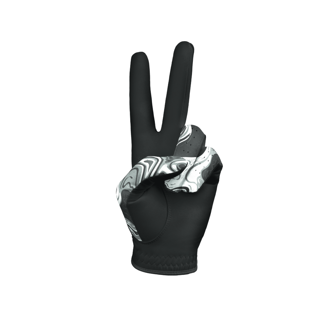 Gant de golf en marbre noir | Collection Motif