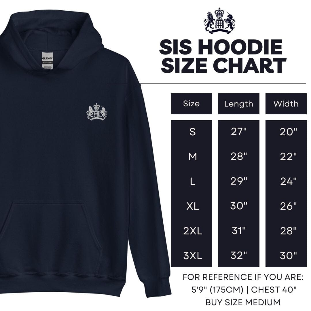 MI6 Spy-Style 50/50 Cotton-Poly Training Hoodie