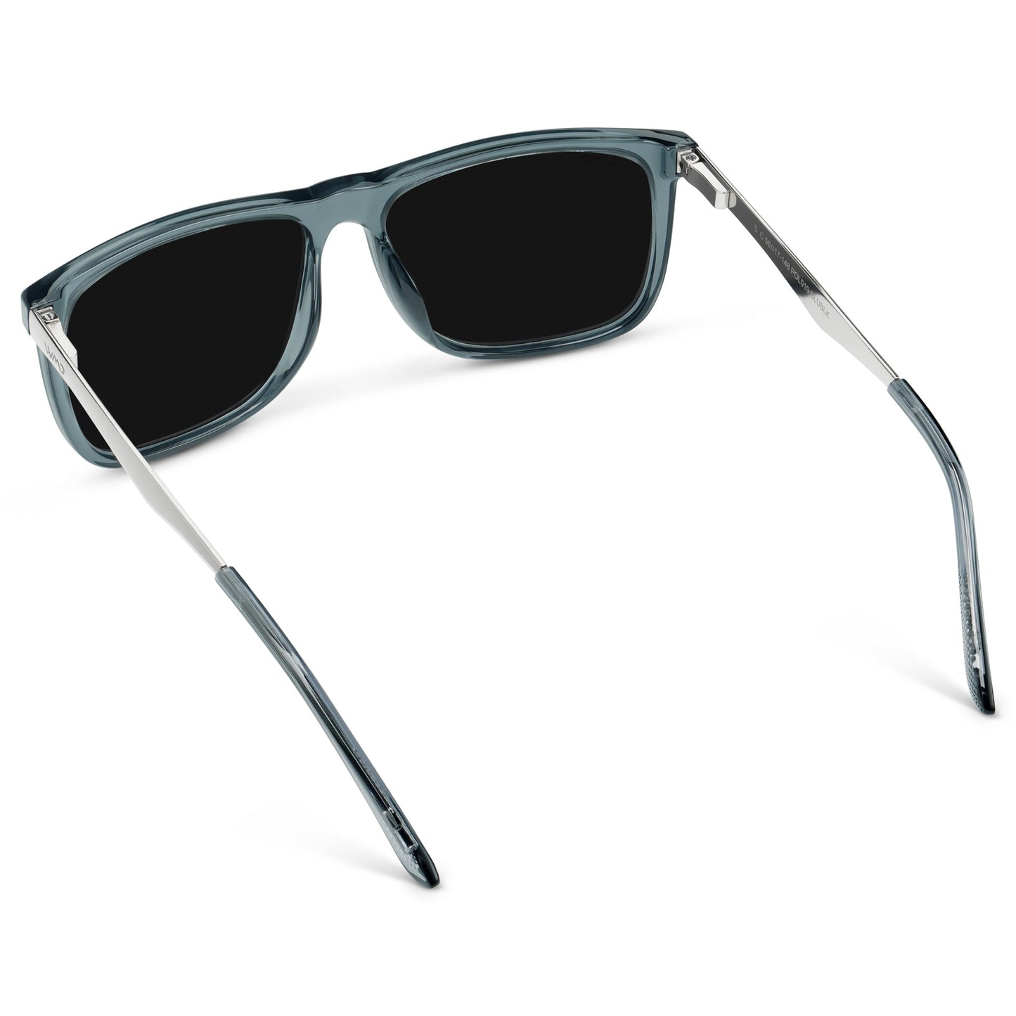 JACOB Rectangular Classic Men's Sunglasses in Stone Blue by WMP Eyewear