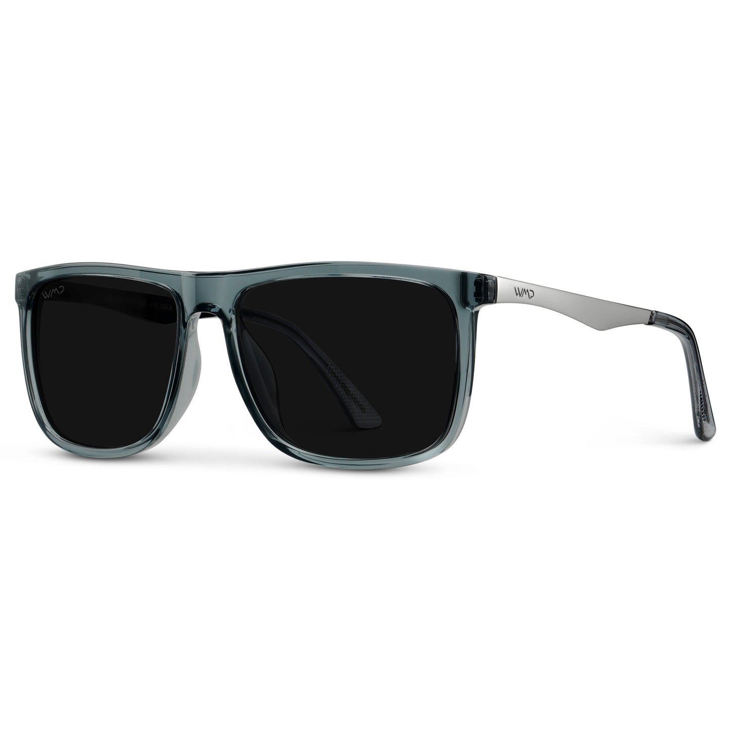 JACOB Rectangular Classic Men's Sunglasses in Stone Blue by WMP Eyewear