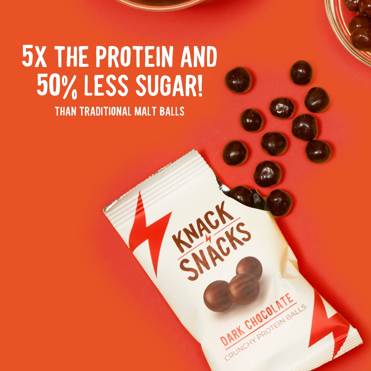 Dark Chocolate Crunchy Protein Balls (10 Pack)