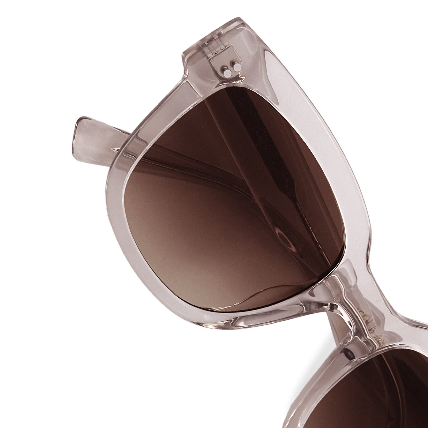 LIV Oversized Rose Brown Sunglasses by Messy Weekend