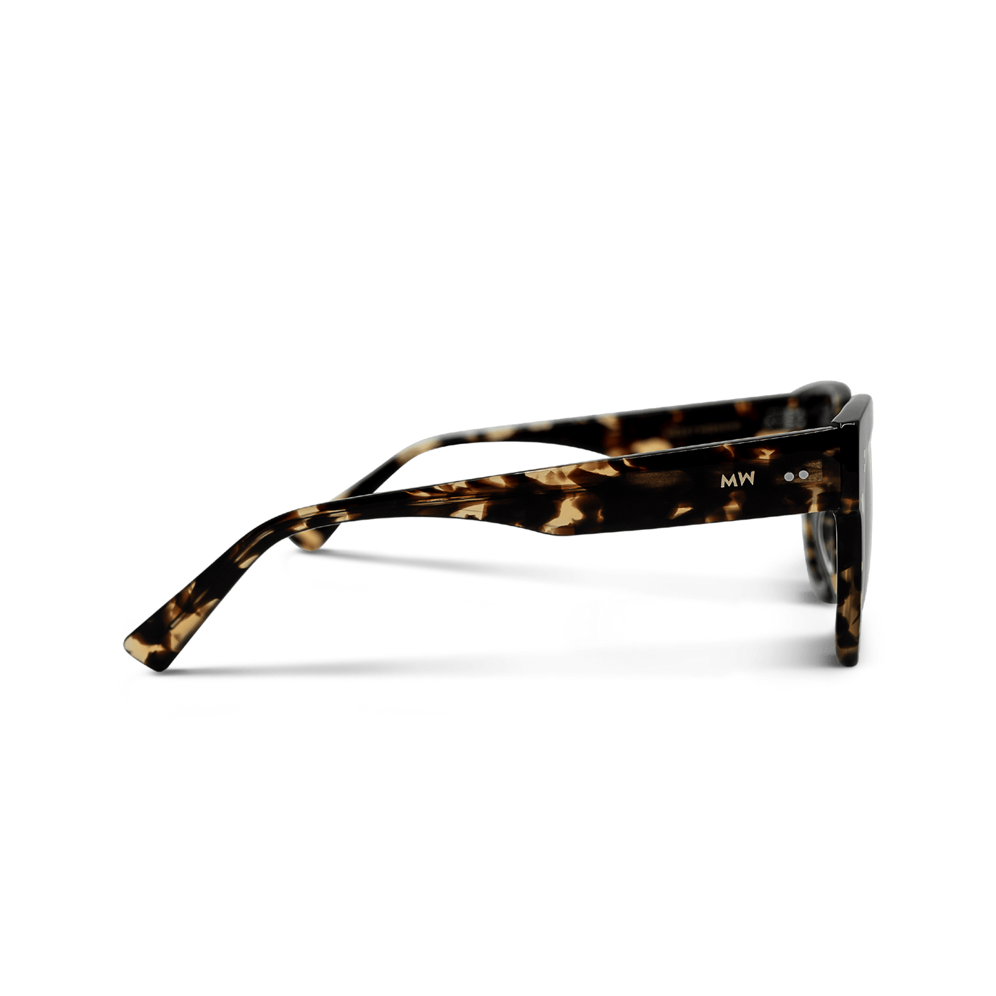 LIV Brown Tortoise Oversized Sunglasses by Messy Weekend