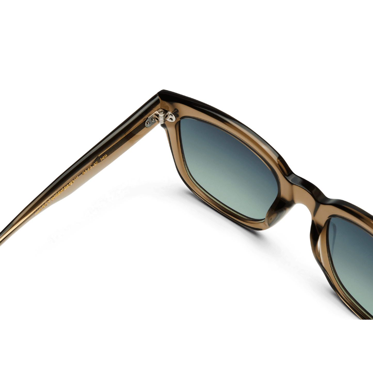 LIV Oversized Bottle Green Sunglasses by Messy Weekend