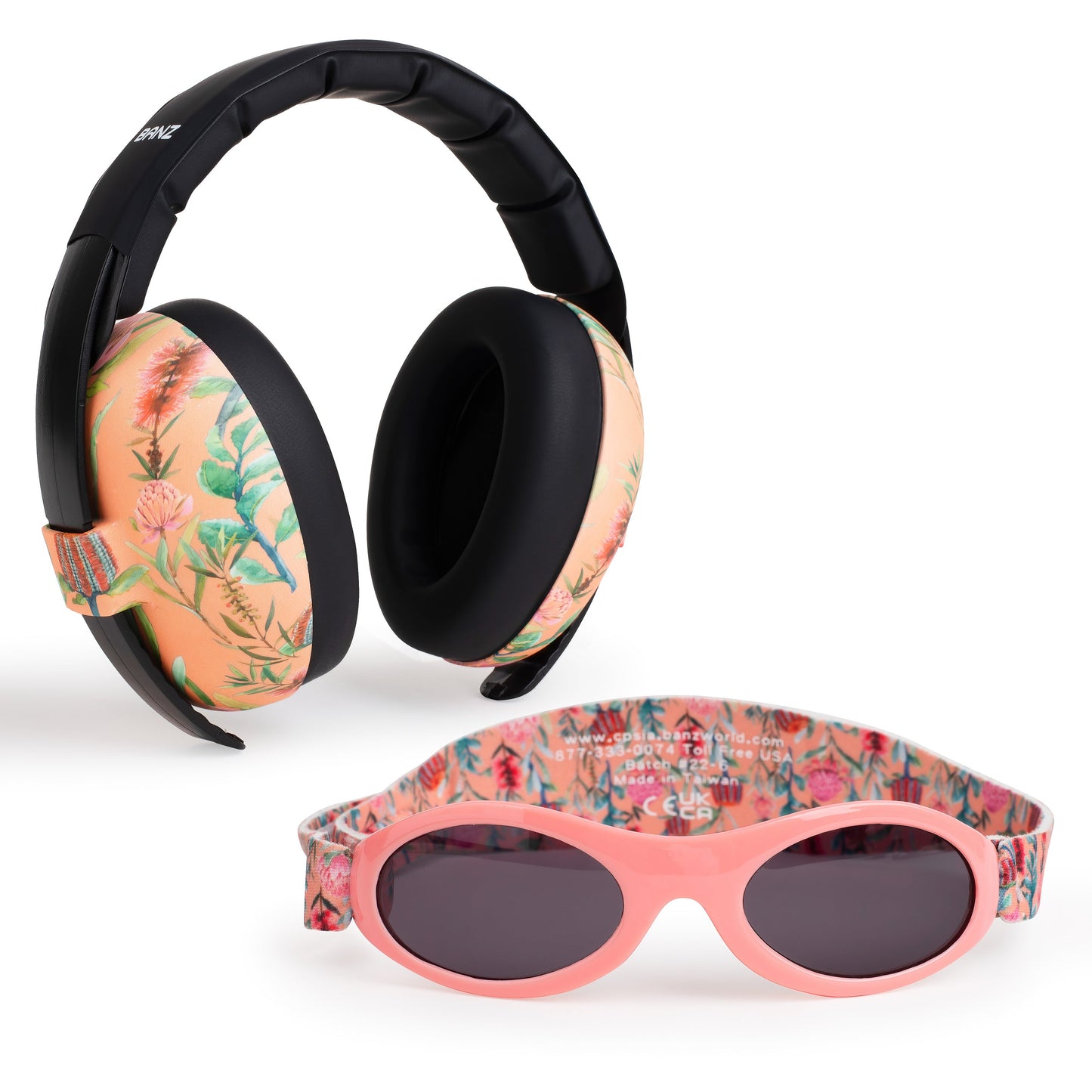 Baby Earmuffs & Sunglasses Combo