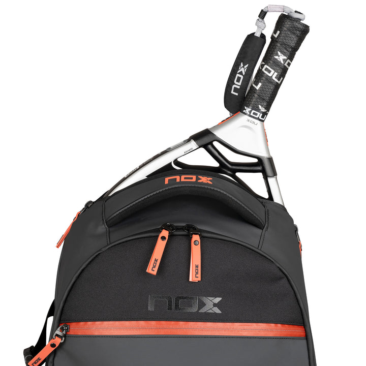 NOX LUXURY OPEN SERIES BACKPACK BLACK/RED