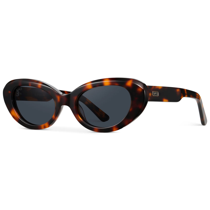 MARILYN Women's Rounded Cat-Eye Sunglasses in Tortoise by WMP Eyewear