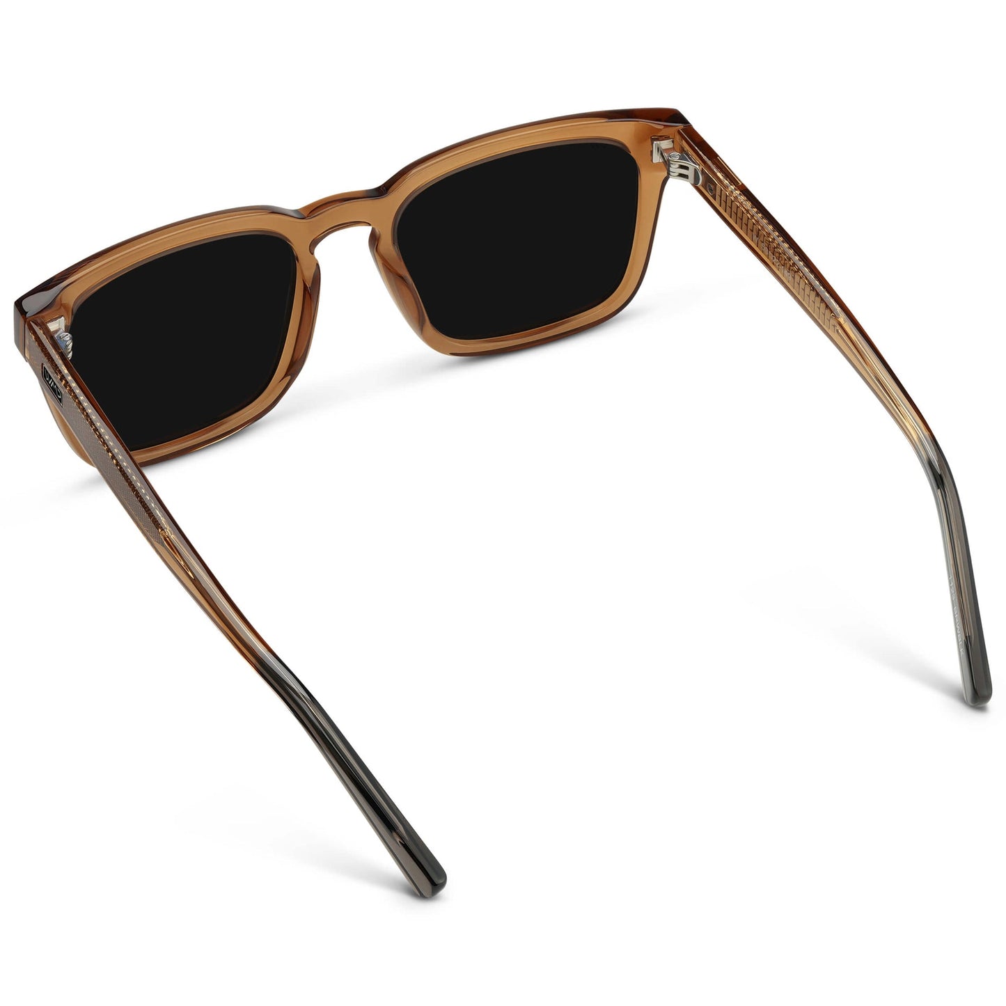 MAVERICK Men's Square Sunglasses in Crystal Brown by WMP Eyewear
