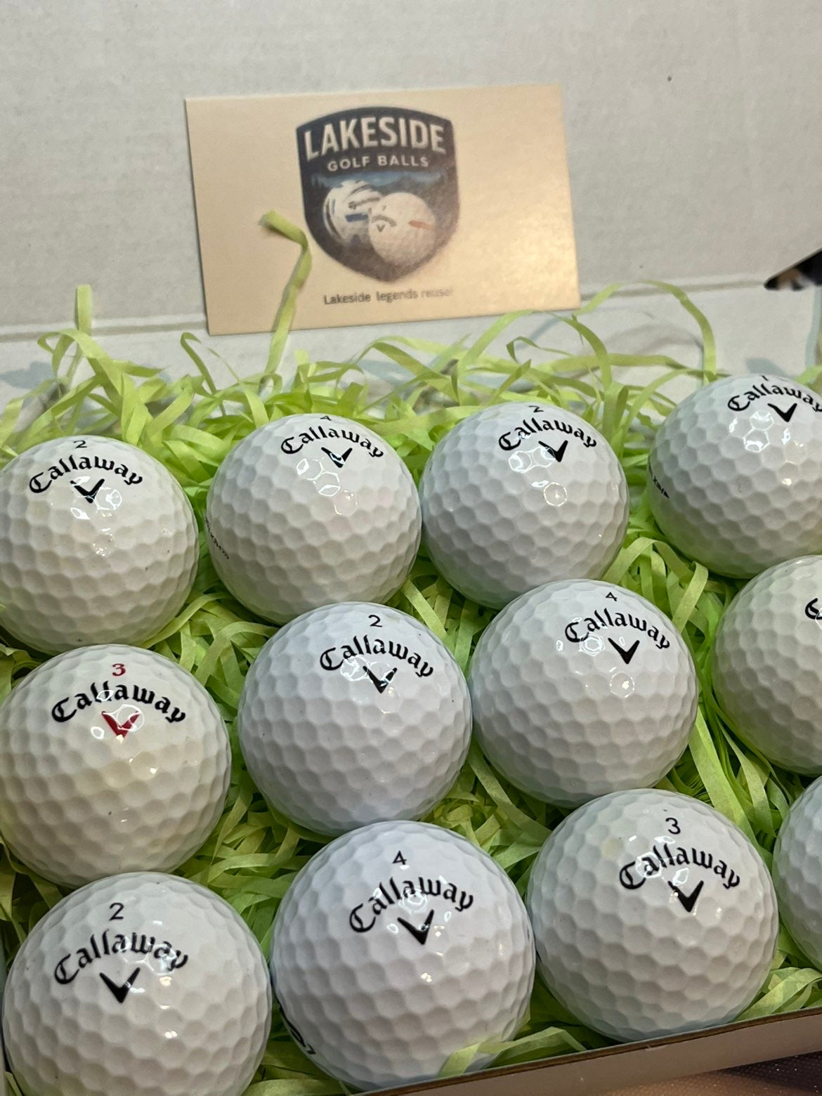 24 Callaway Mix White Golf Balls & Free 24 Delivery