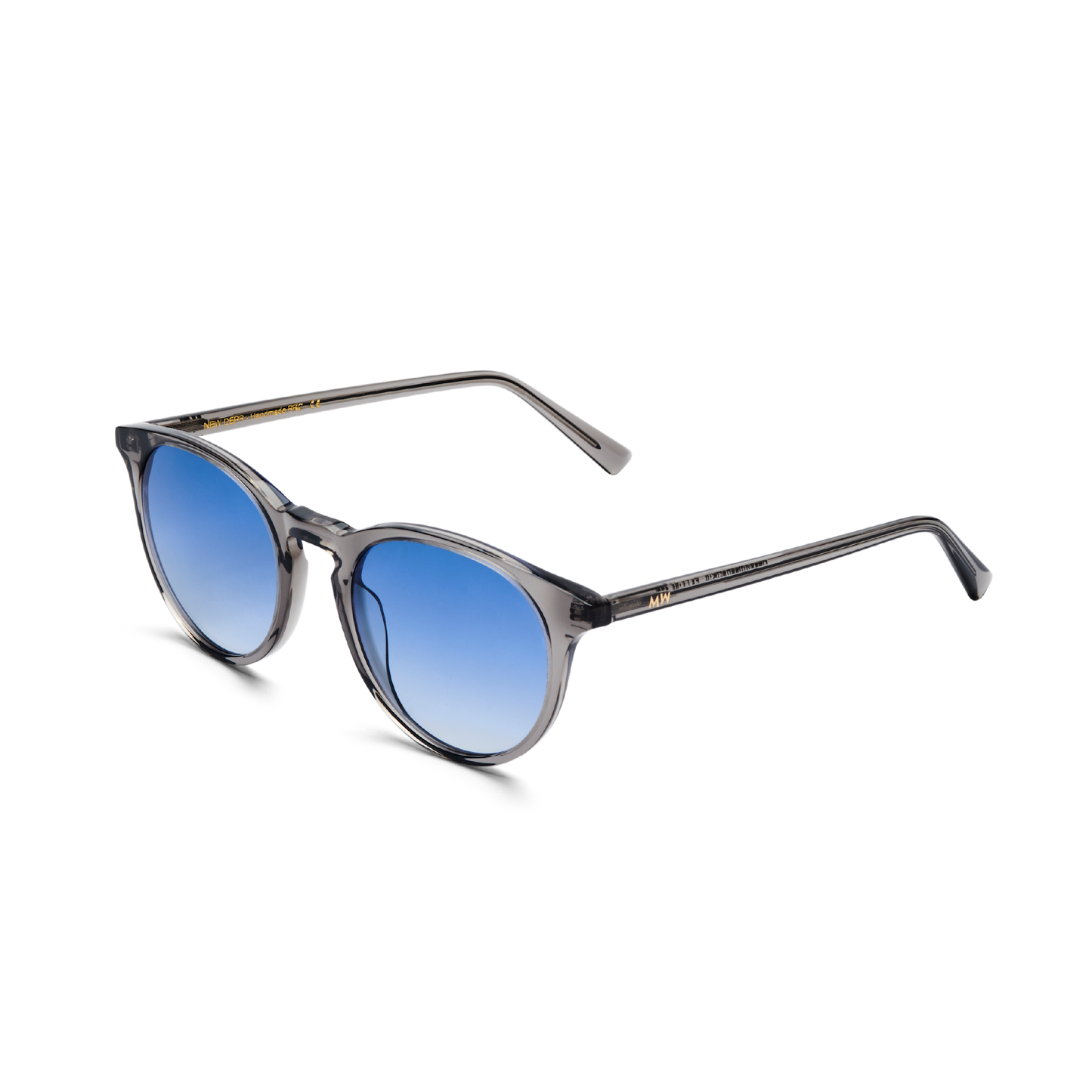 NOUVELLES lunettes de soleil DEPP grises et bleues en cristal par Messy Weekend UK