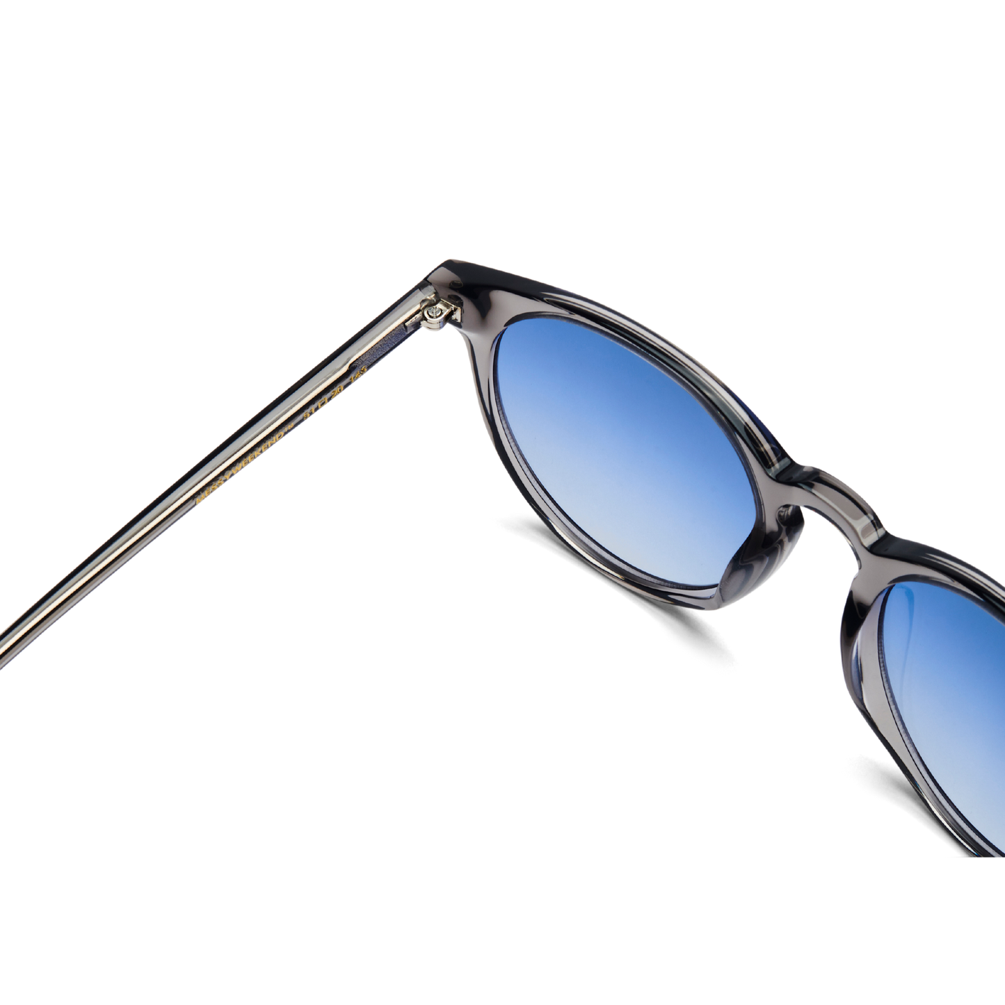 NOUVELLES lunettes de soleil DEPP grises et bleues en cristal par Messy Weekend UK
