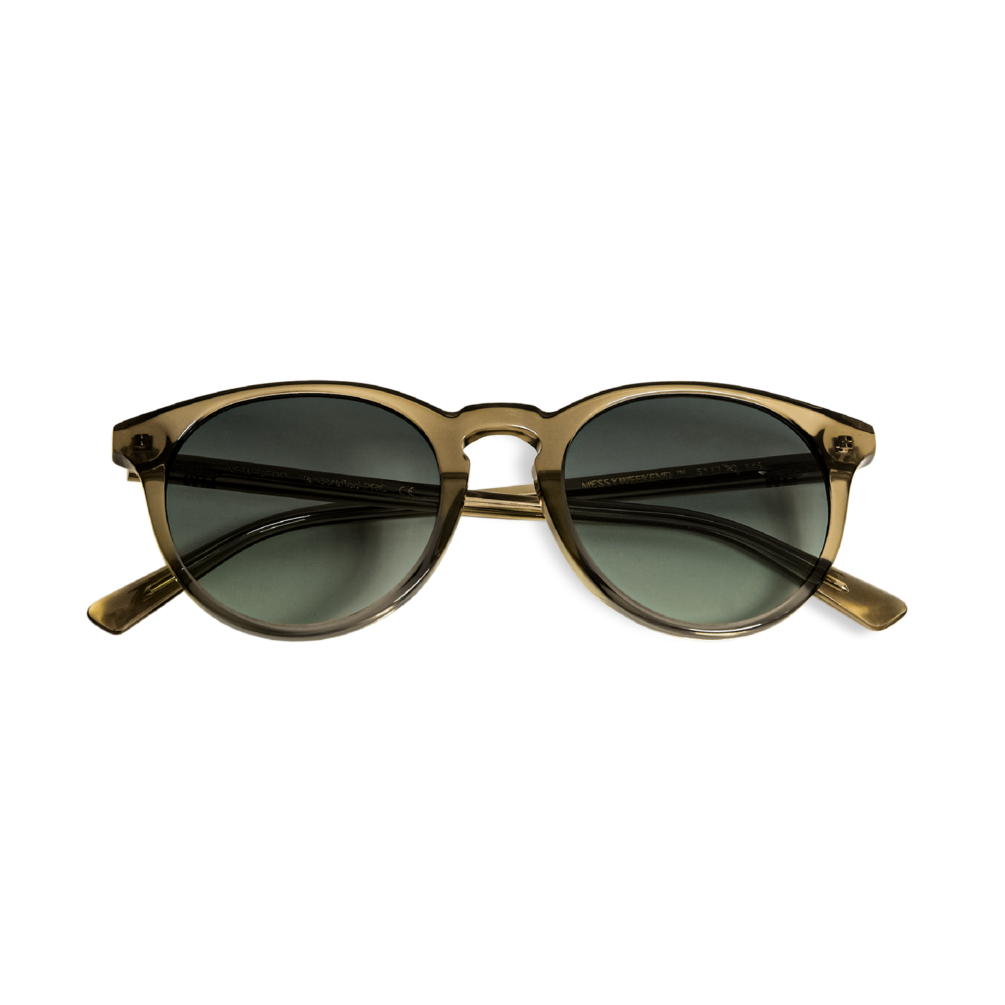NOUVELLES lunettes de soleil DEPP vert bouteille par Messy Weekend
