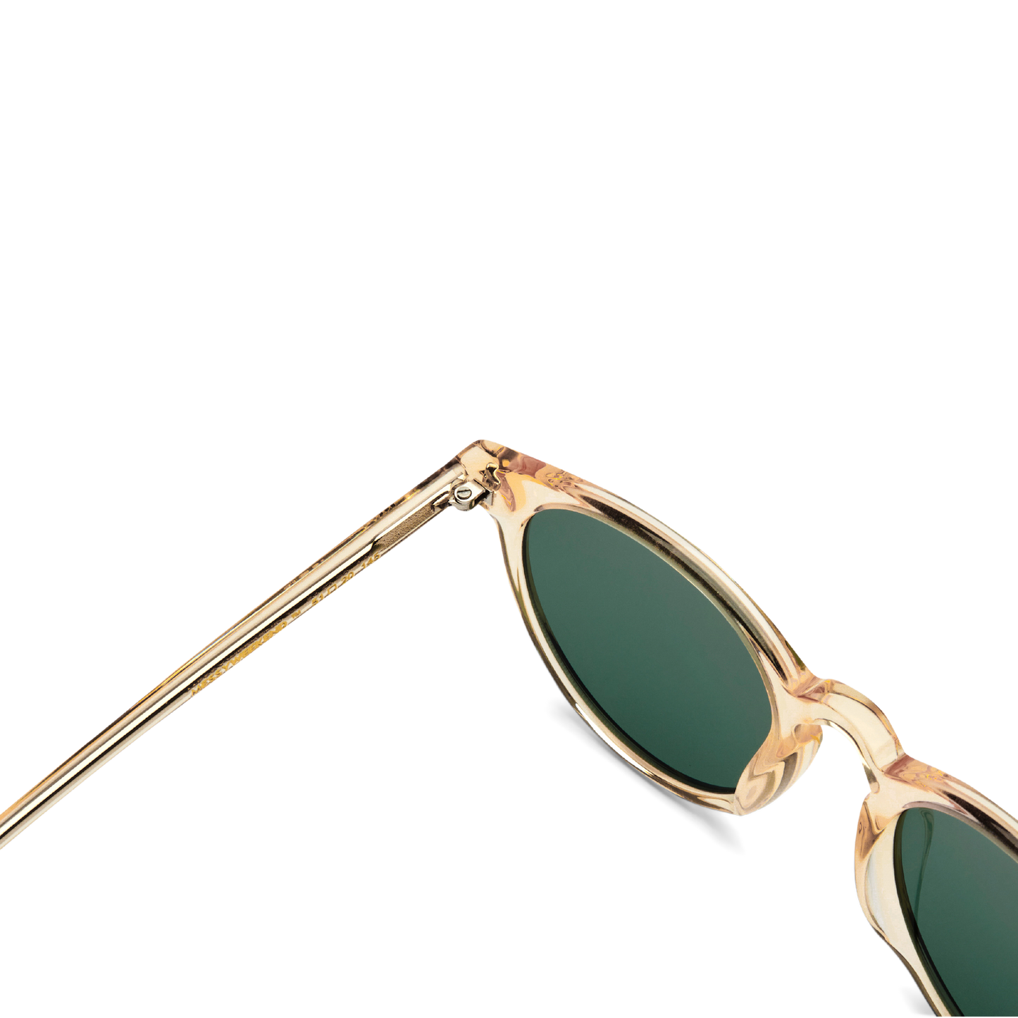 Lunettes de soleil DEPP Champagne Green SMALL par Messy Weekend Livraison gratuite au Royaume-Uni