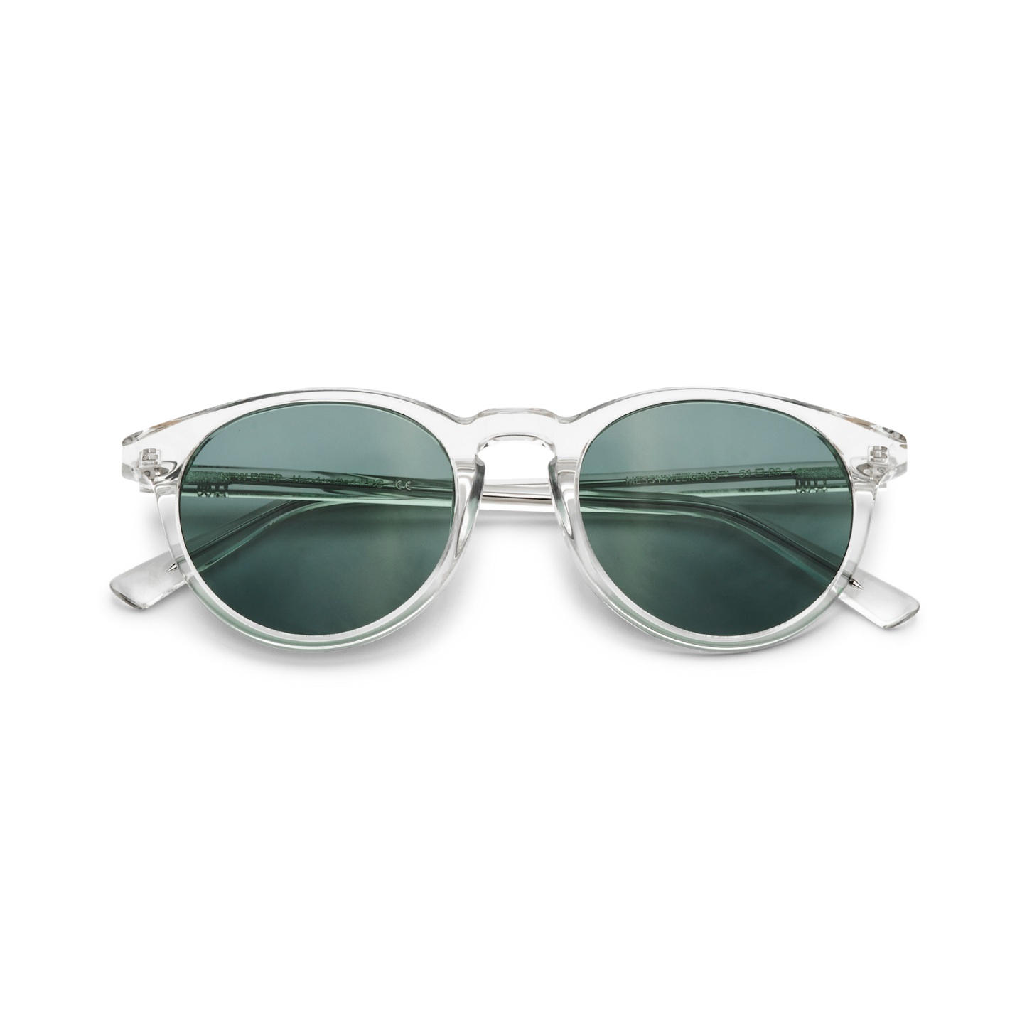NOUVELLES lunettes de soleil DEPP Crystal Green par Messy Weekend Livraison gratuite au Royaume-Uni