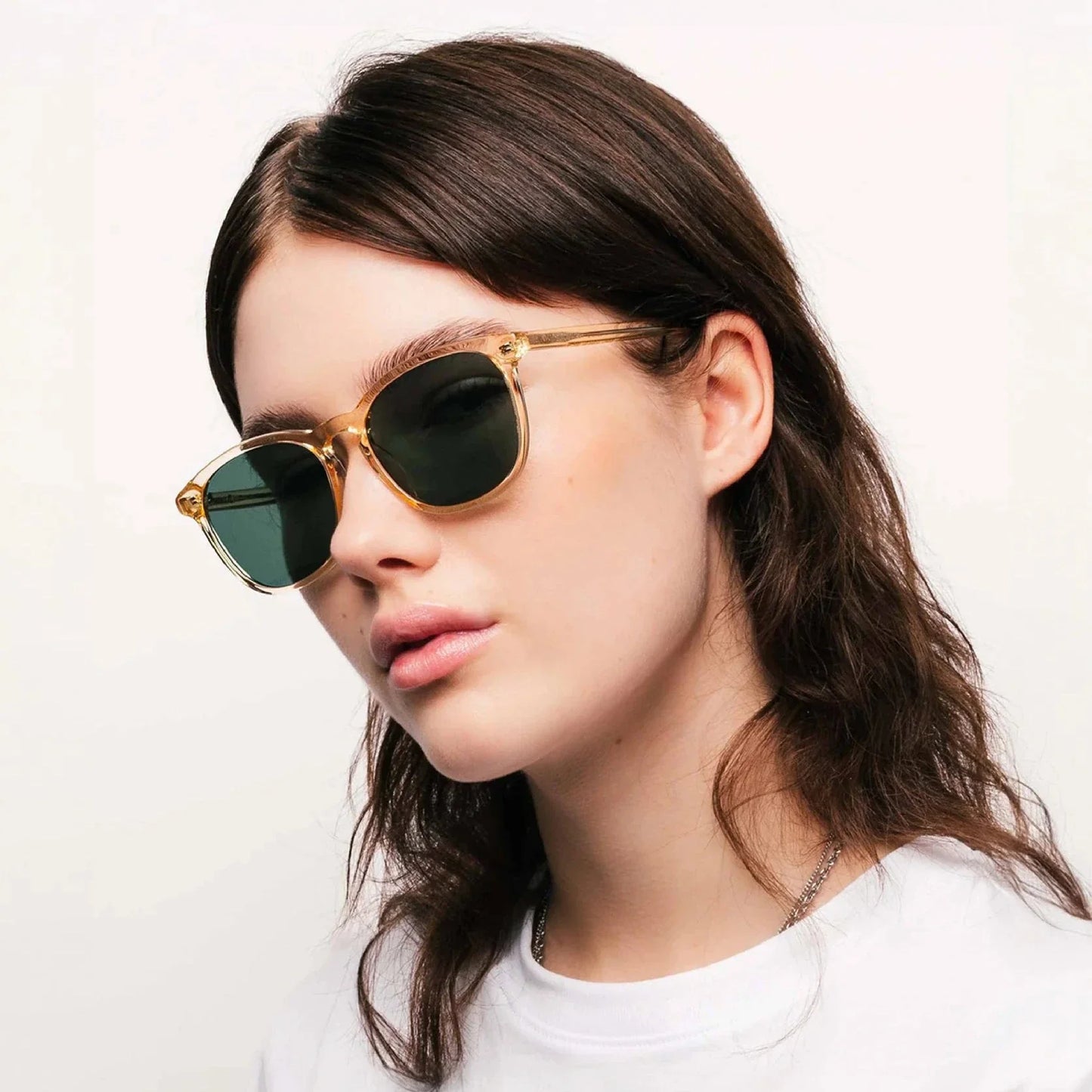 SEAN Champagne Green Sunglasses by Messy Weekend