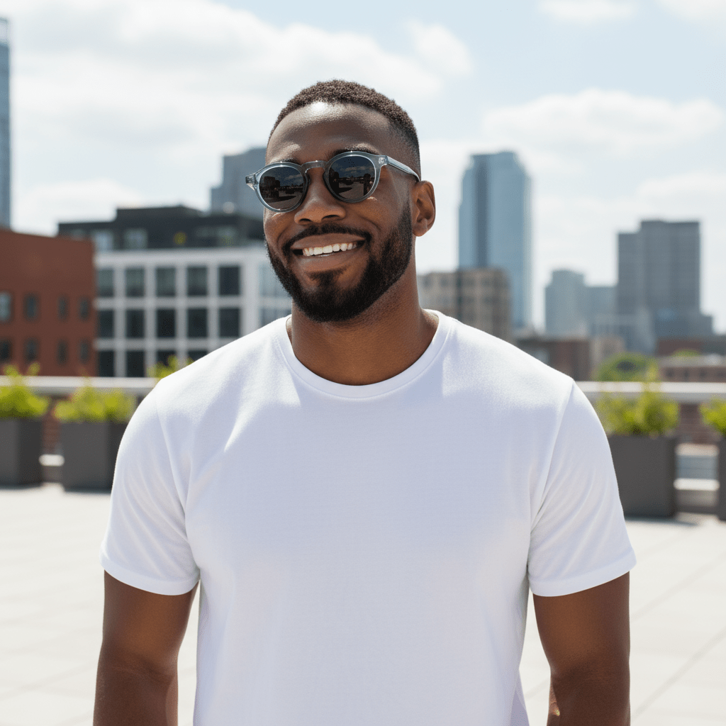 NORDEN, Essentials Polarised Sunglasses, Unisex, Blue Haze, Grey Lens by TrueVivid