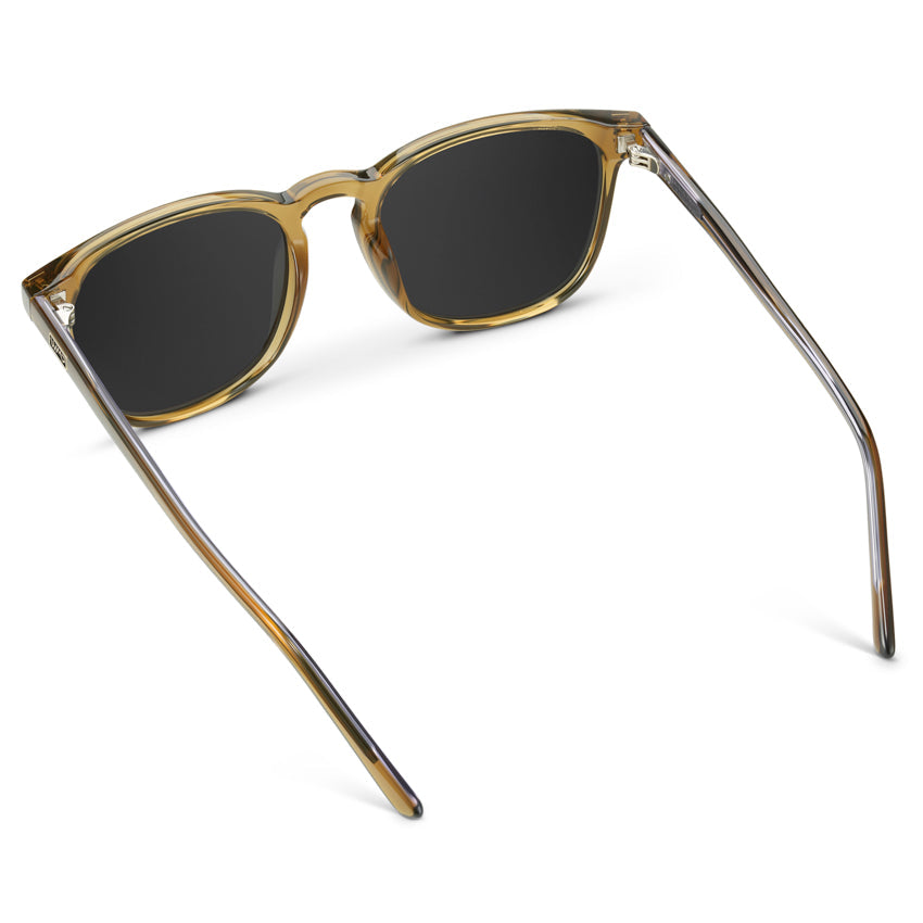Lunettes de soleil polarisées NICK pour homme et femme, couleur vert cristal, par WMP Eyewear UK