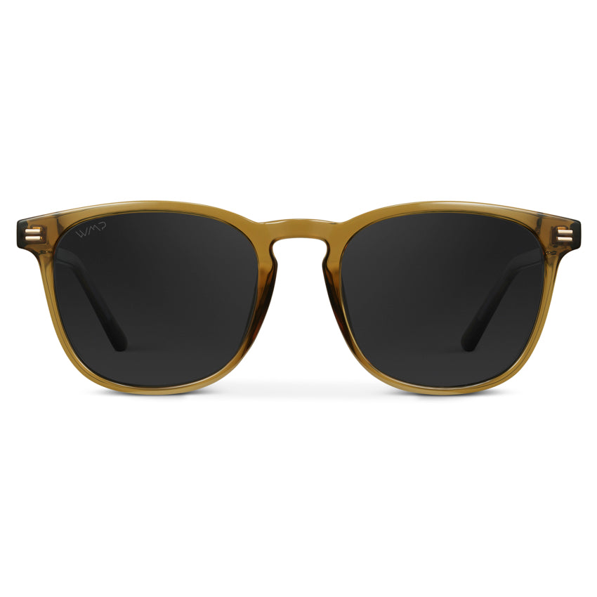 Lunettes de soleil polarisées NICK pour homme et femme, couleur vert cristal, par WMP Eyewear UK