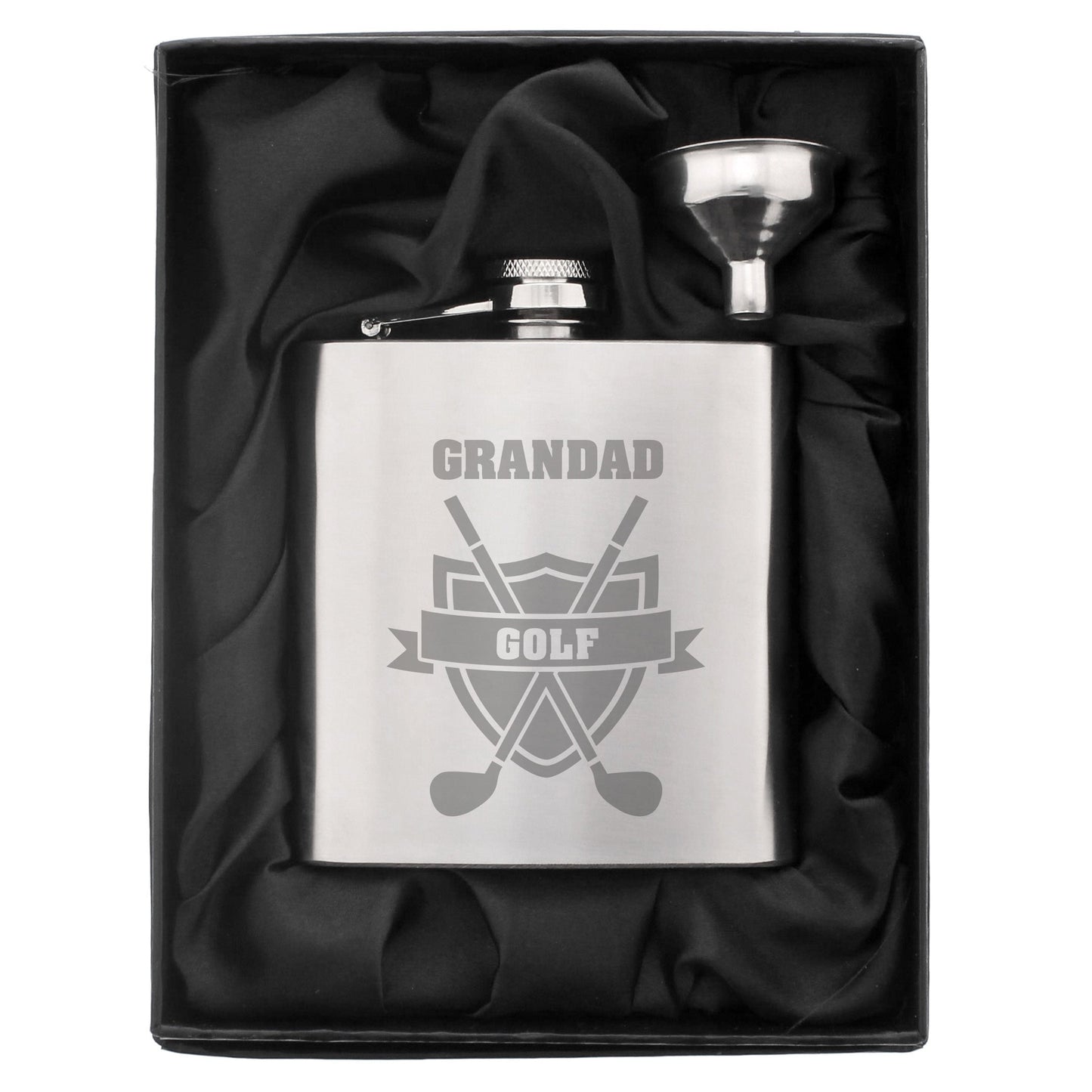 Personalised Golf Hip Flask